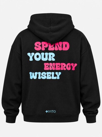 IYITO Sweatshirt 'IYMikel' in Black: front