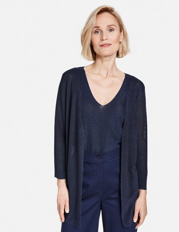 GERRY WEBER Knit Cardigan in Blue: front