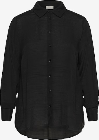 Chemisier 'Alia' KAFFE CURVE en noir : devant