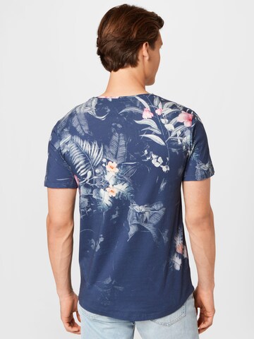 Key Largo - Camisa 'Amazonas' em azul