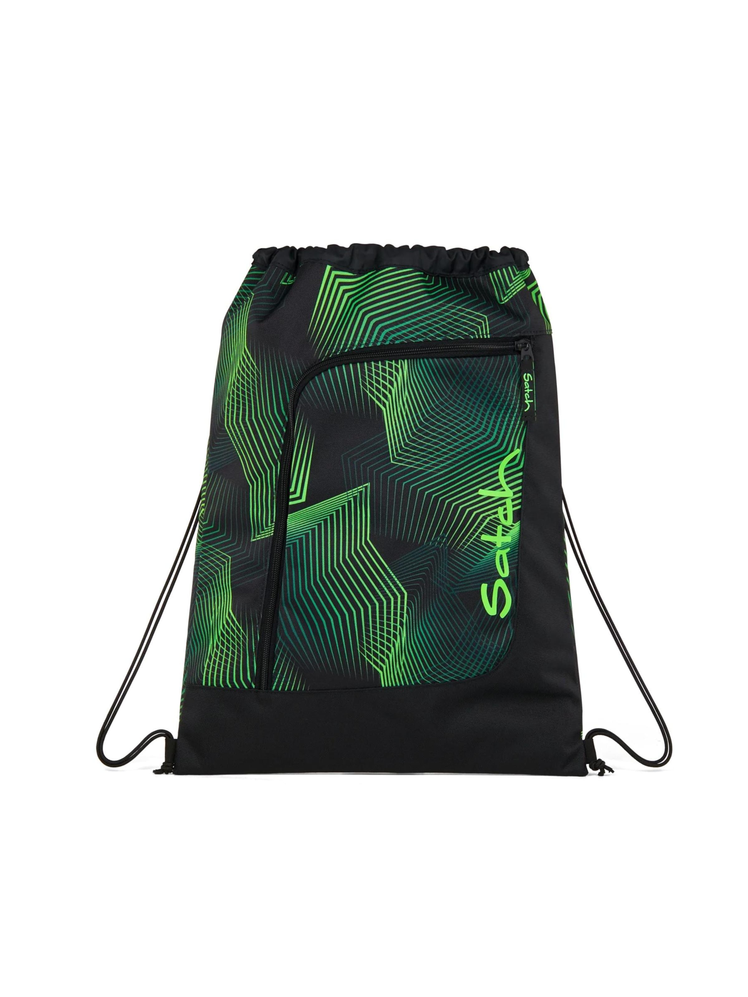 Satch Gym Bag 'Sportbeutel Sportbeutel' in Green: front