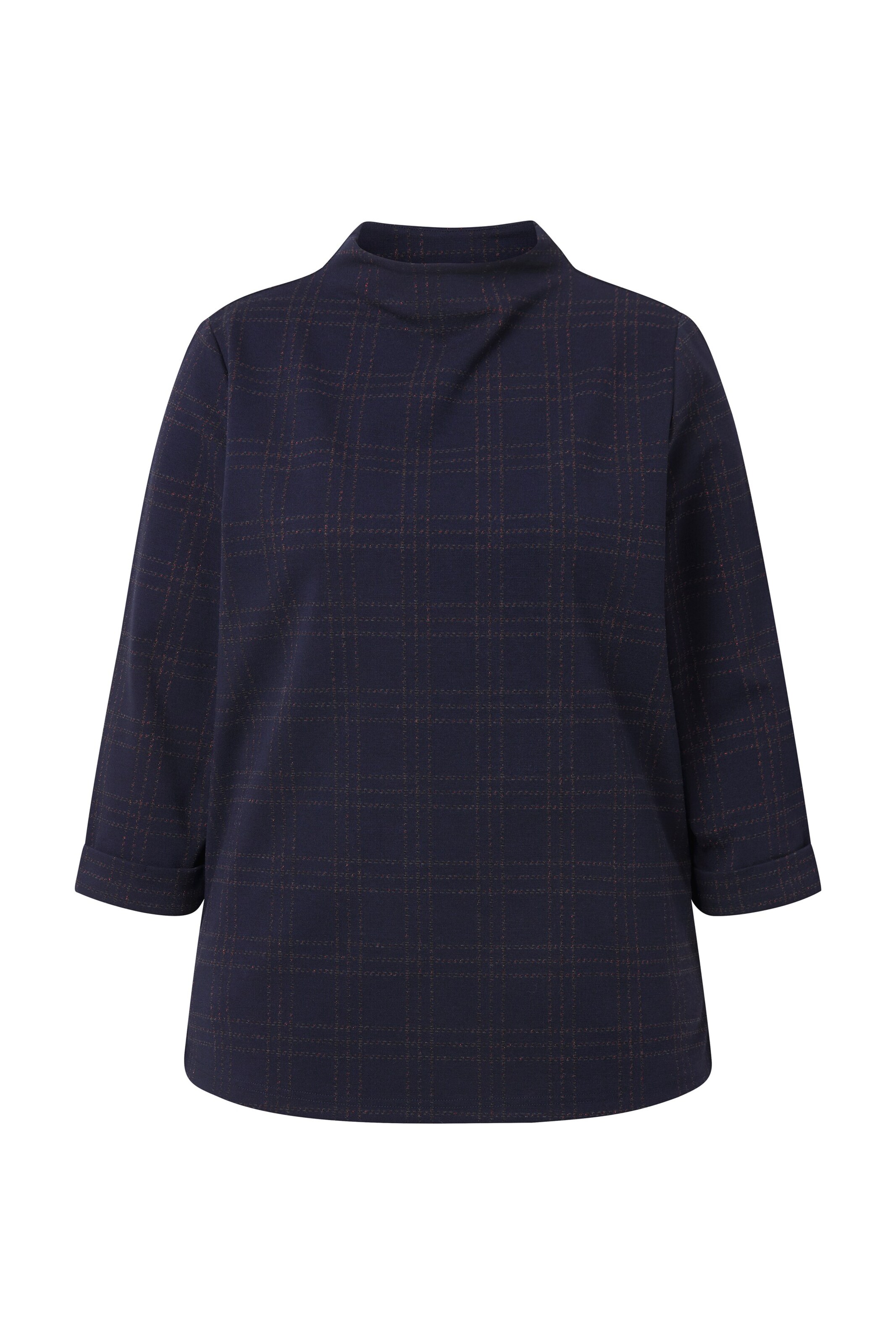 Ulla Popken Shirt in Blauw: voorkant