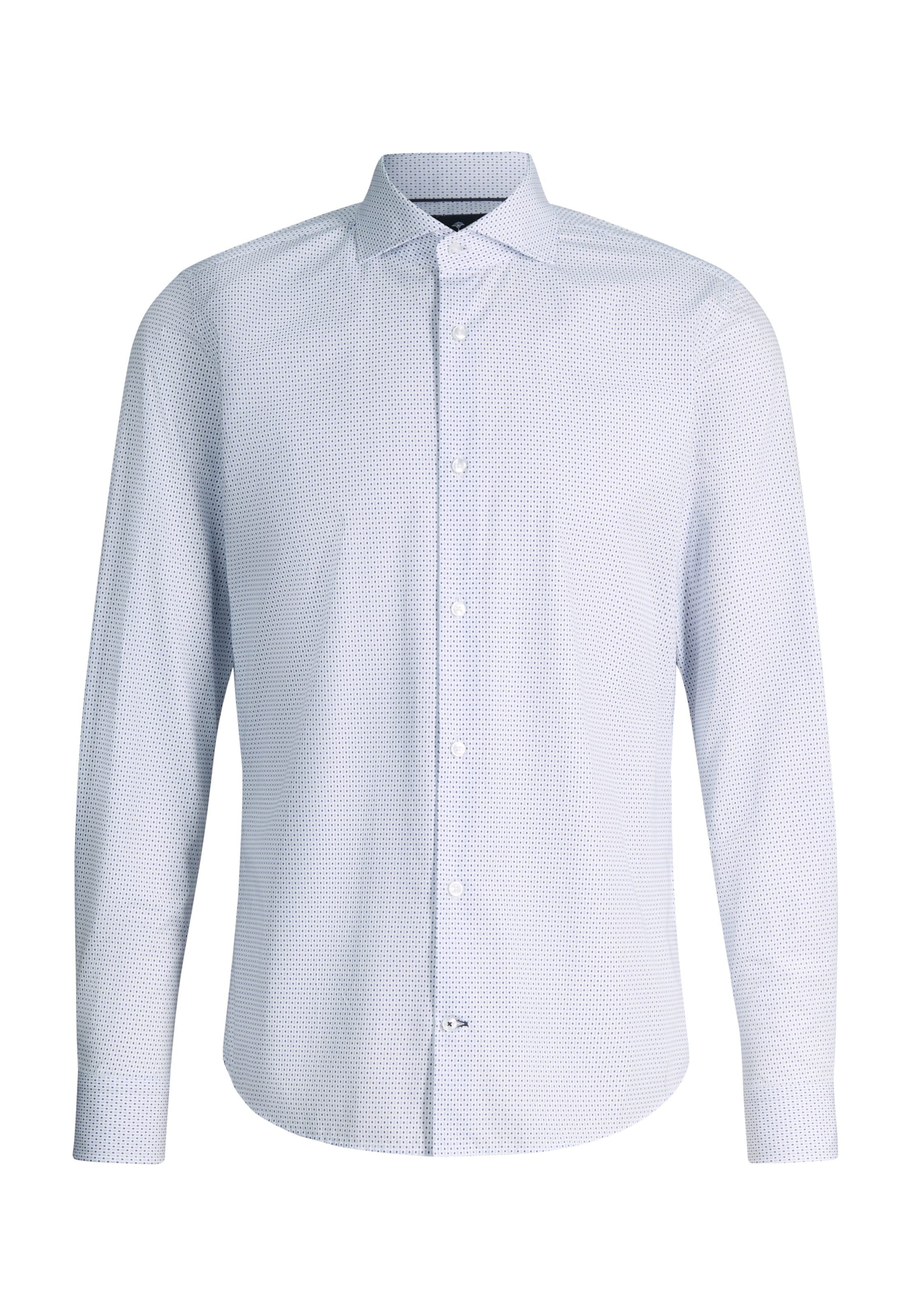 JOOP! Chemise 'Pares' en marine / bleu clair / blanc, Vue avec produit