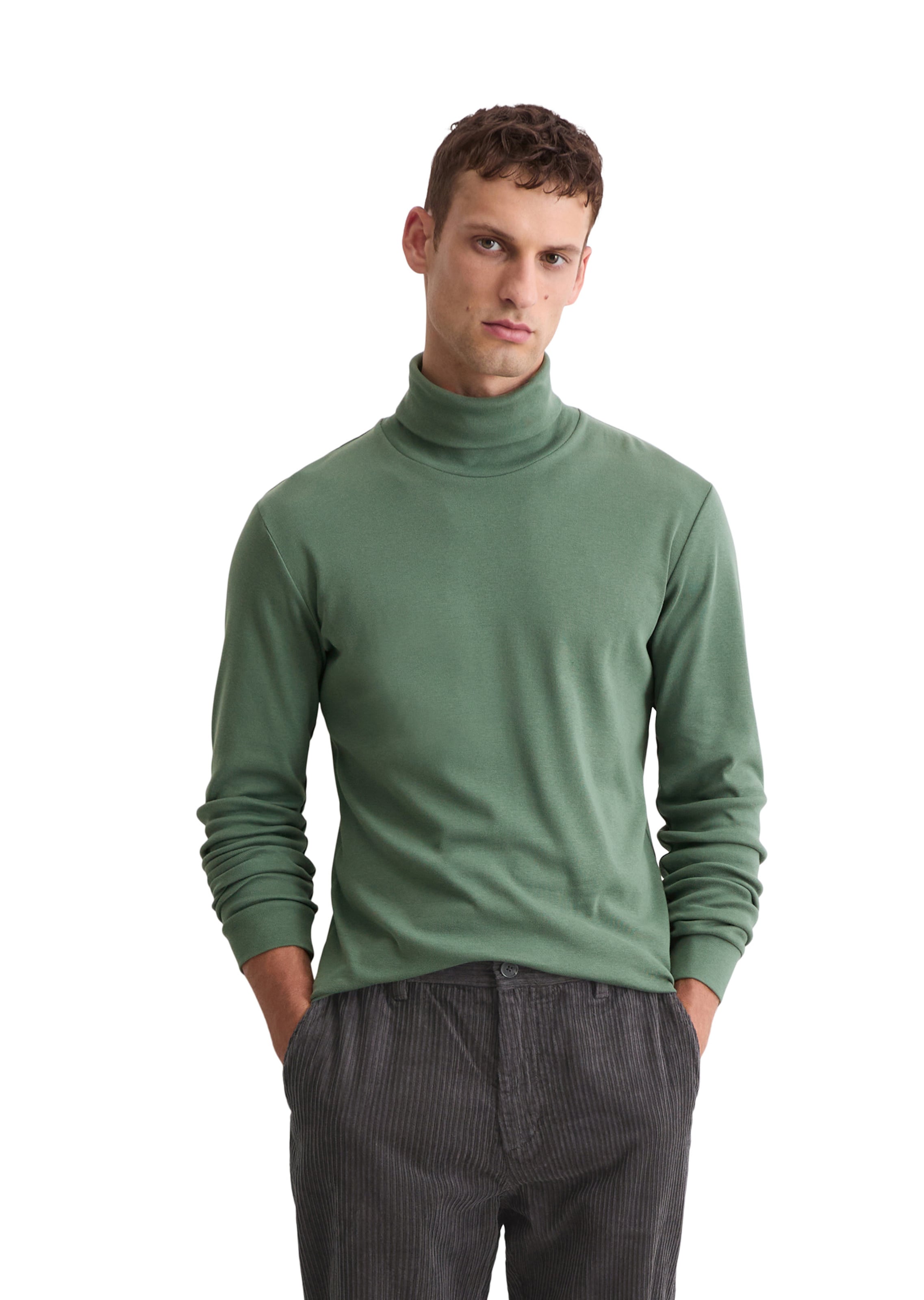 Marc O'Polo Shirt in Groen: voorkant