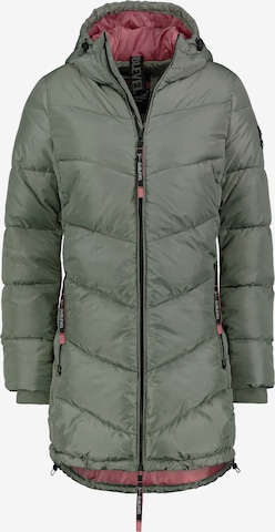 Sublevel Wintermantel in Groen: voorkant