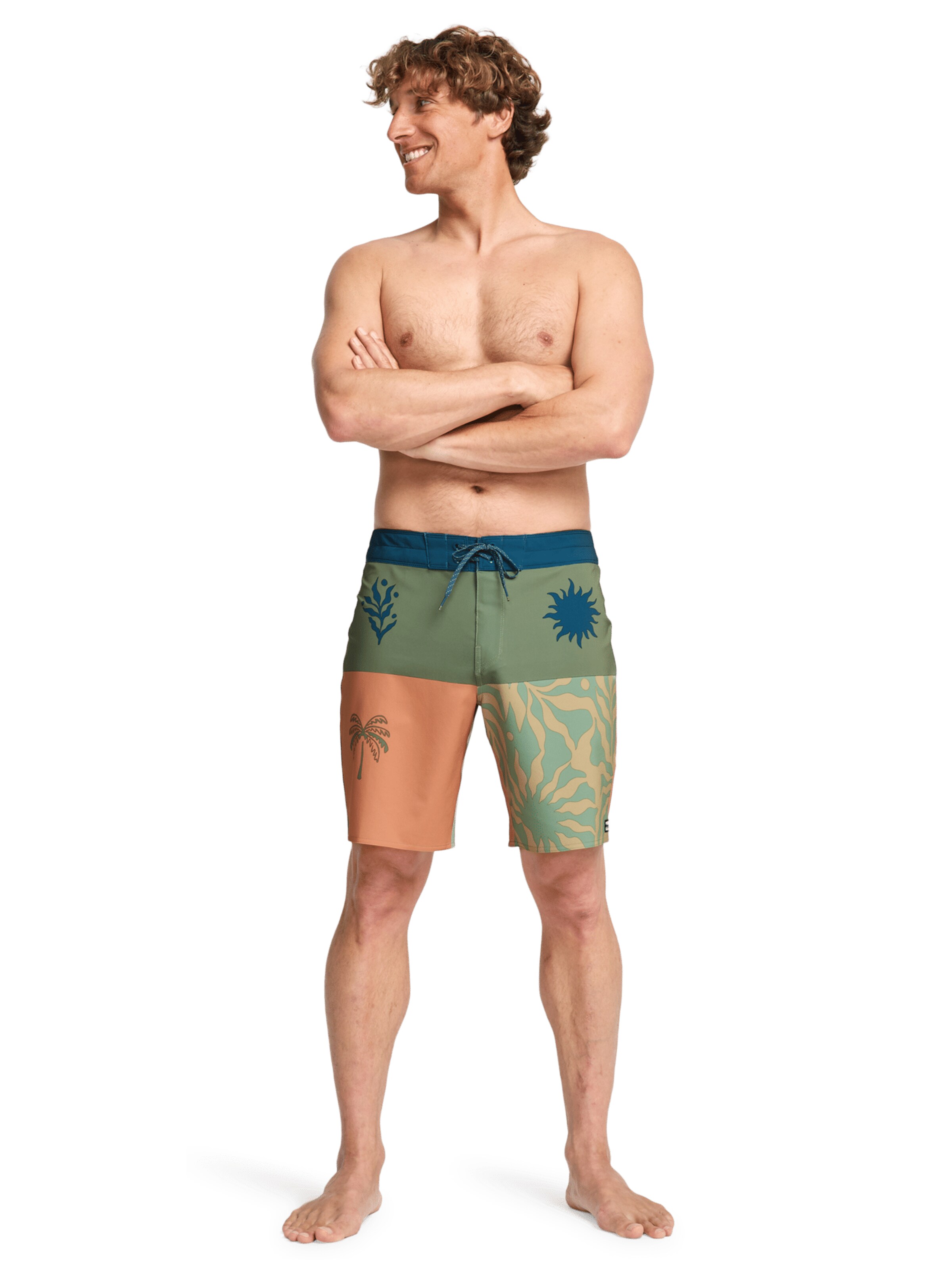 BILLABONG Swimming Trunks 'Reflection Pro' in Green