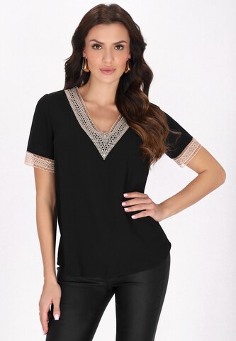 faina Top in Black: front