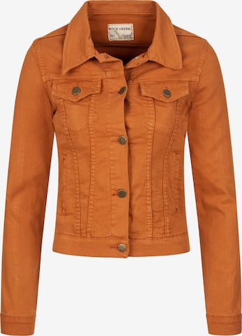 Rock Creek Between-Season Jacket in Orange: front