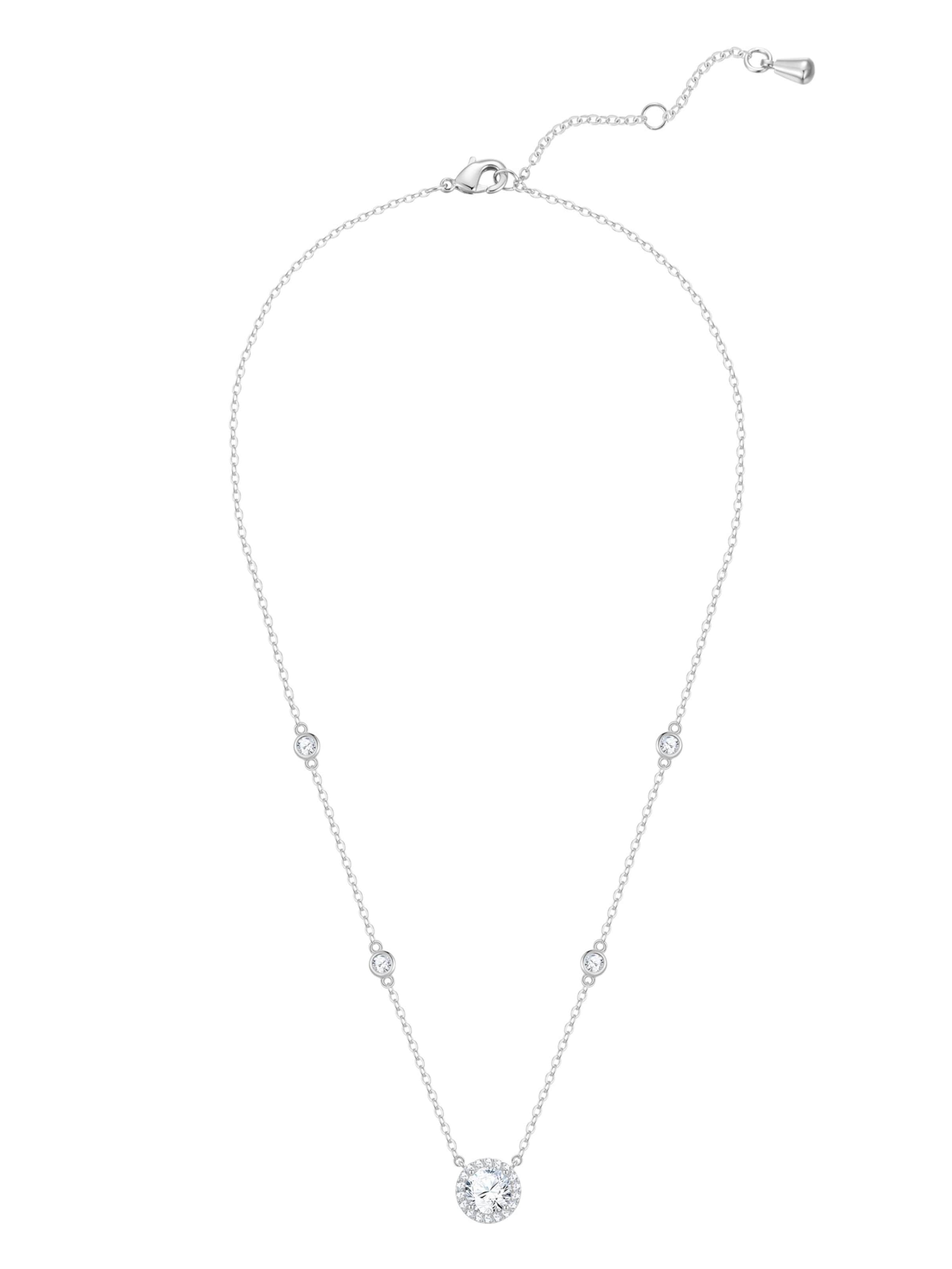 Lulu & Jane Necklace in Silver: front