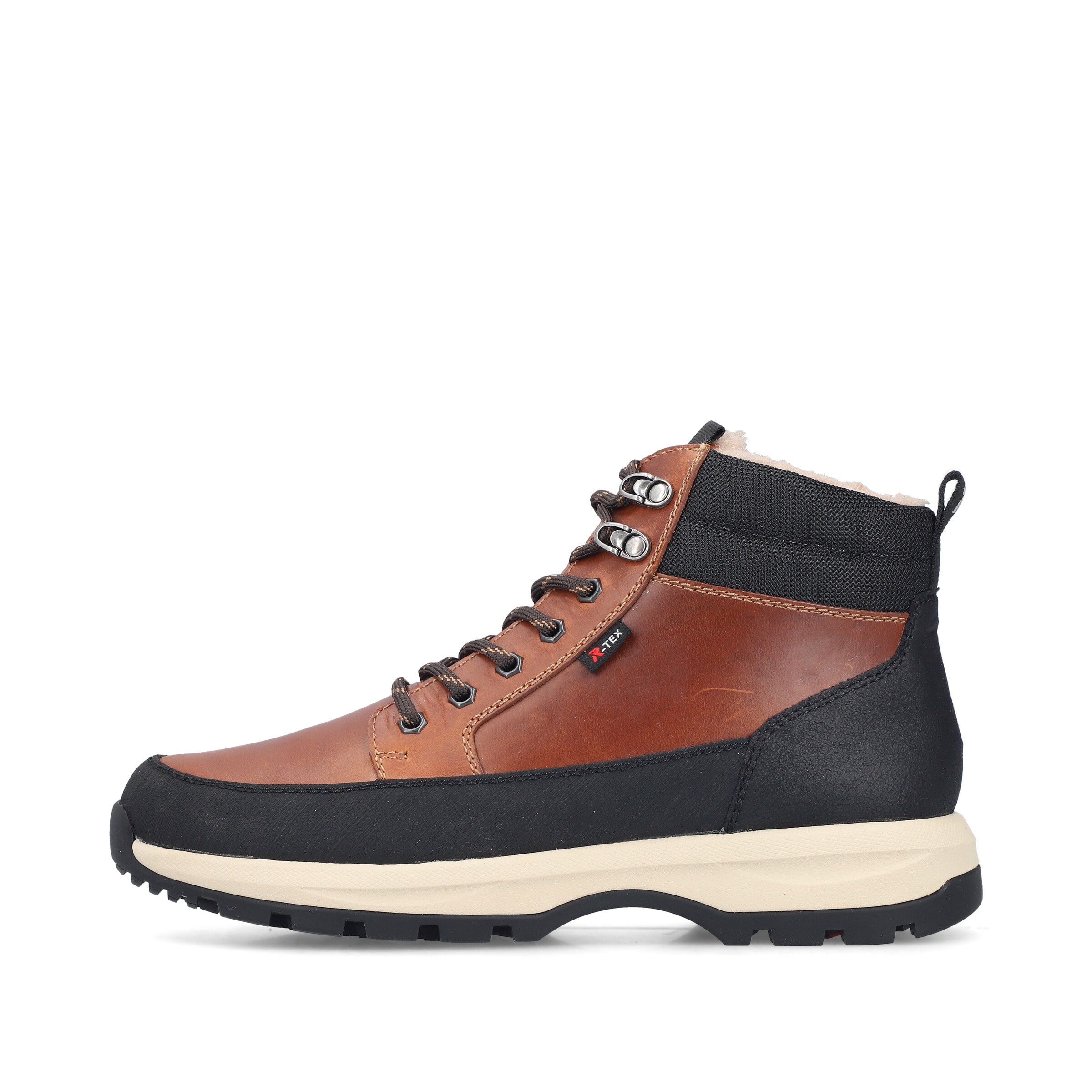 Bottines à lacets Rieker en marron