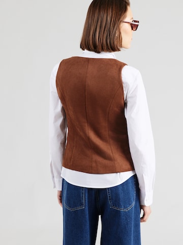 PIECES Kamizelka do garnituru 'PCRAKEL' w kolorze brązowy