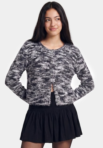 Cardigan myMo ROCKS en noir : devant