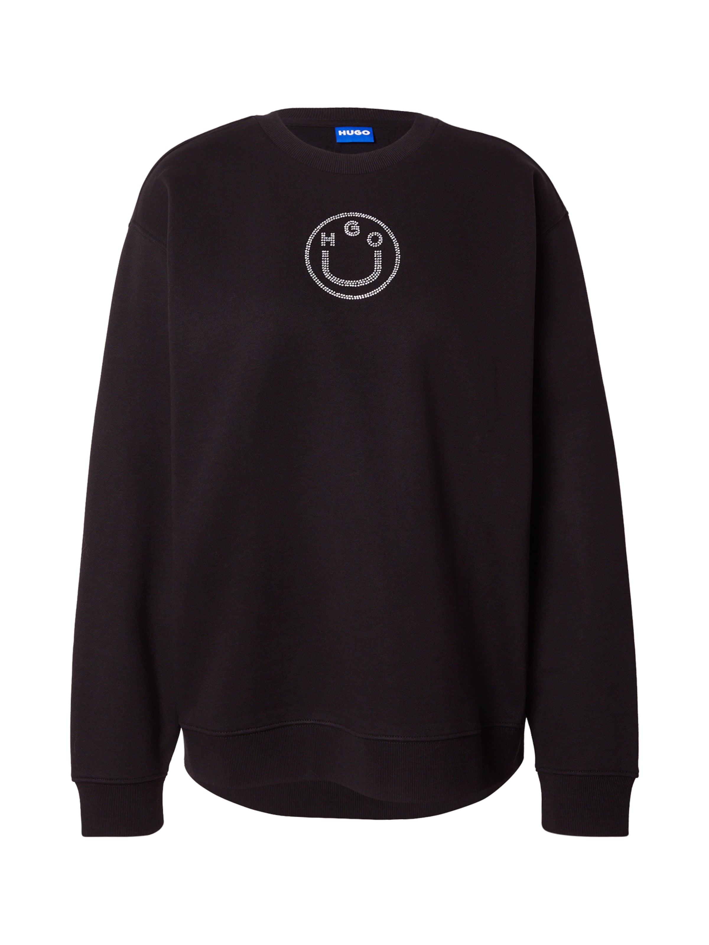 HUGO Sweatshirt 'Classic' in Black: front