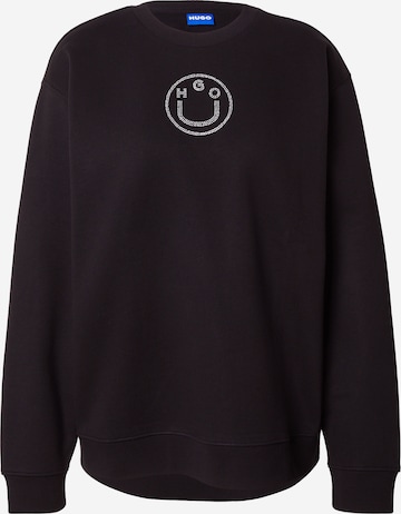 juoda HUGO Megztinis be užsegimo 'Classic': priekis