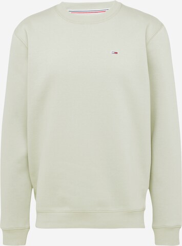 Sweat-shirt Tommy Jeans en vert : devant