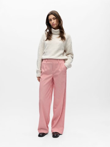 OBJECT Wide Leg Bukser 'OBJLisa' i hvid