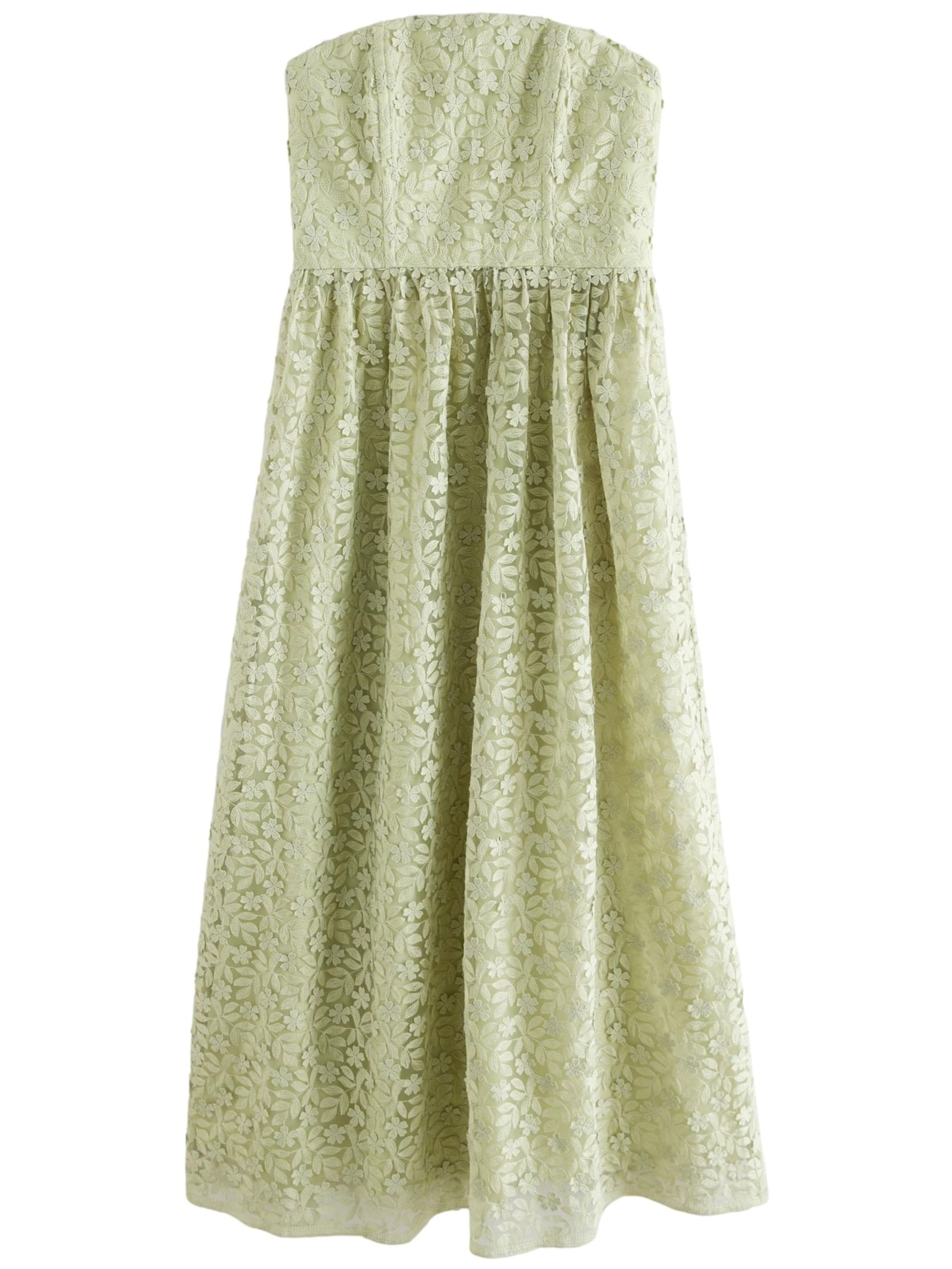 Next Klänning i grön: framsida