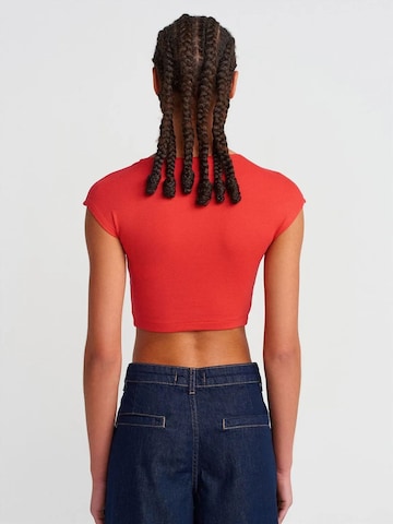 Dilvin Blouse in Rood