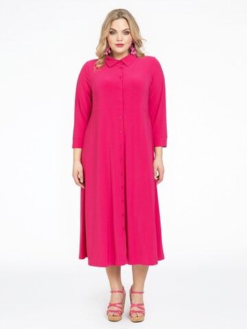 YOEK Kleid ' Dolce ' in Pink