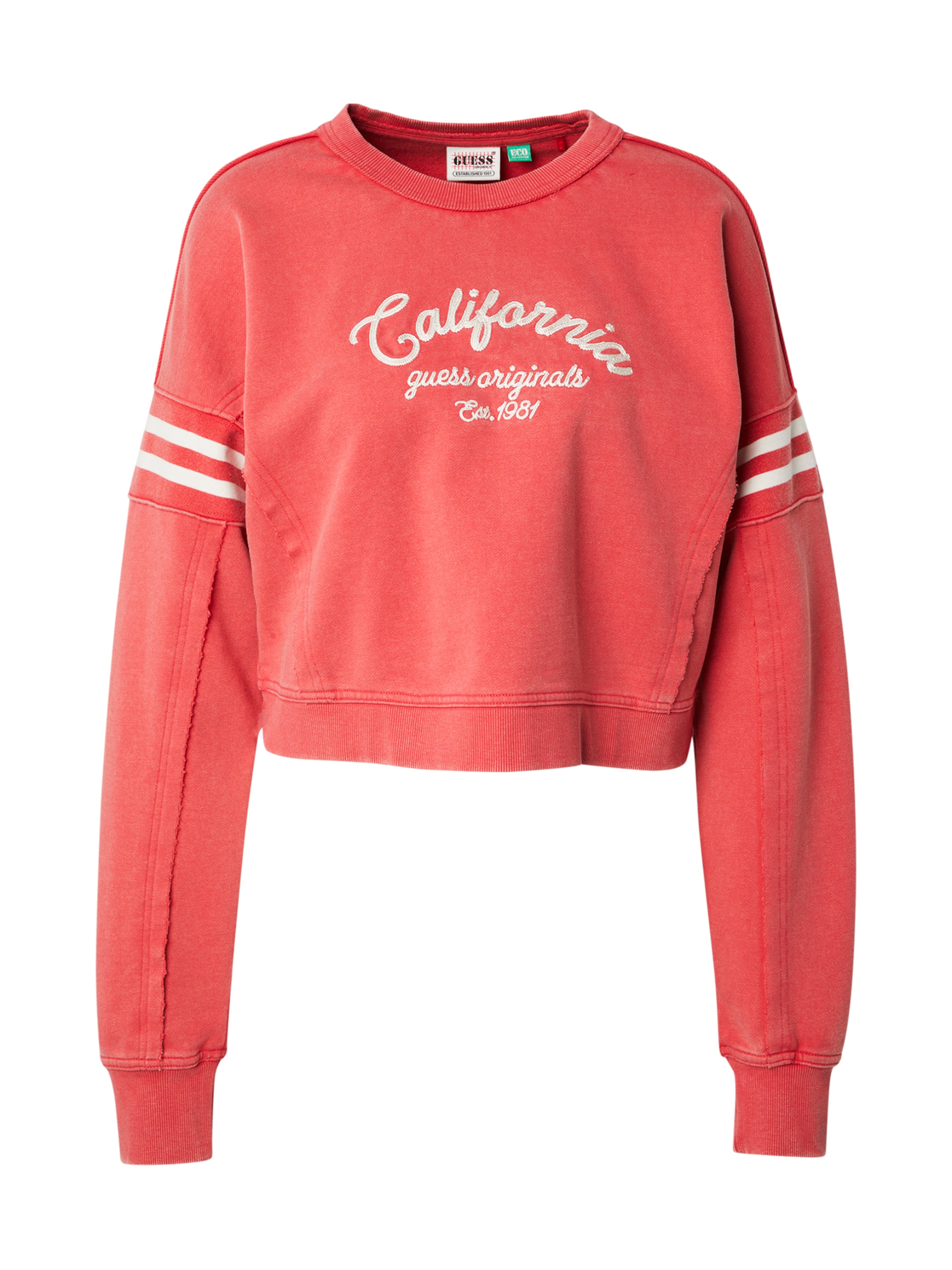 GUESS Originals Sweatshirt in Orange: front