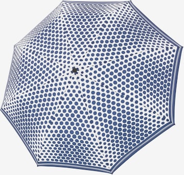 Doppler Manufaktur Paraplu in Blauw: voorkant