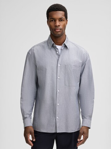 STRELLSON Regular fit Button Up Shirt 'Charlie' in Grey: front