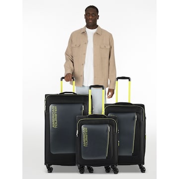 American Tourister Suitcase set 'Aktivus' in Black: front