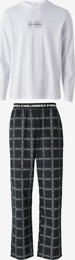 Karl Lagerfeld Pitkä pyjama värissä musta / valkoinen, Tuotenäkymä