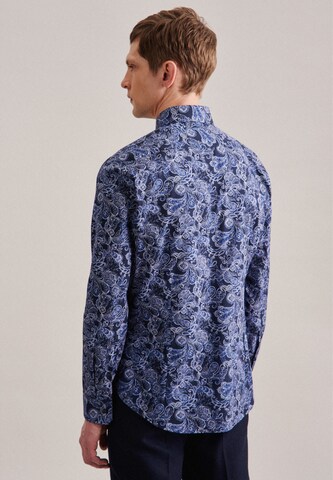 SEIDENSTICKER Slim Fit Businesshemd in Blau