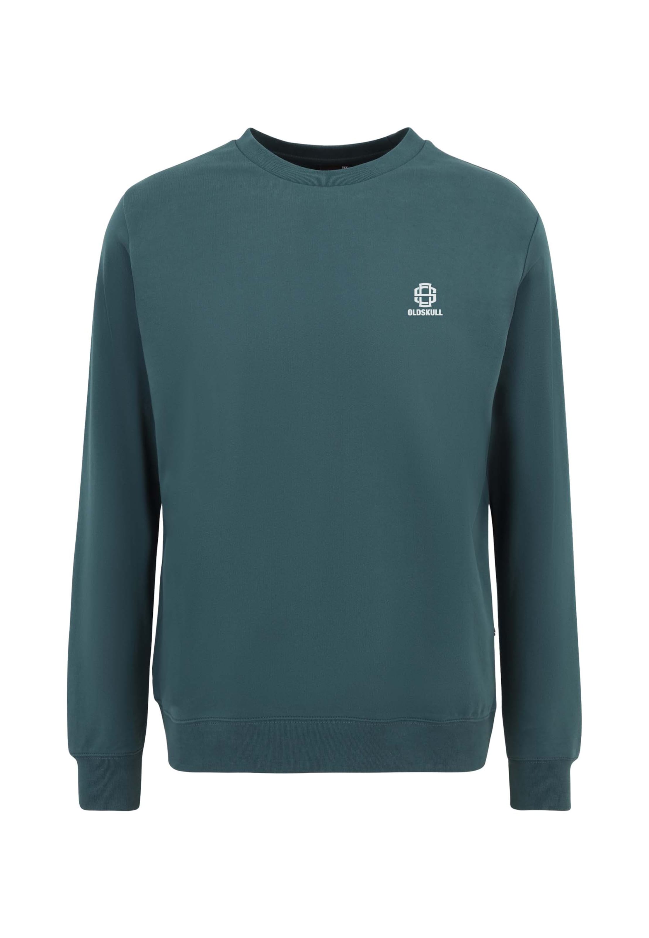 Oldskull Sweatshirt 'Basic Oldskull 25' in Blau: Vorderseite