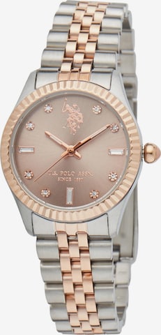 Montre à affichage analogique 'Celine' U.S. POLO ASSN. en beige : devant