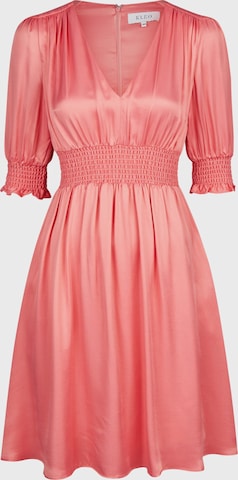 Robe de cocktail KLEO en rose : devant