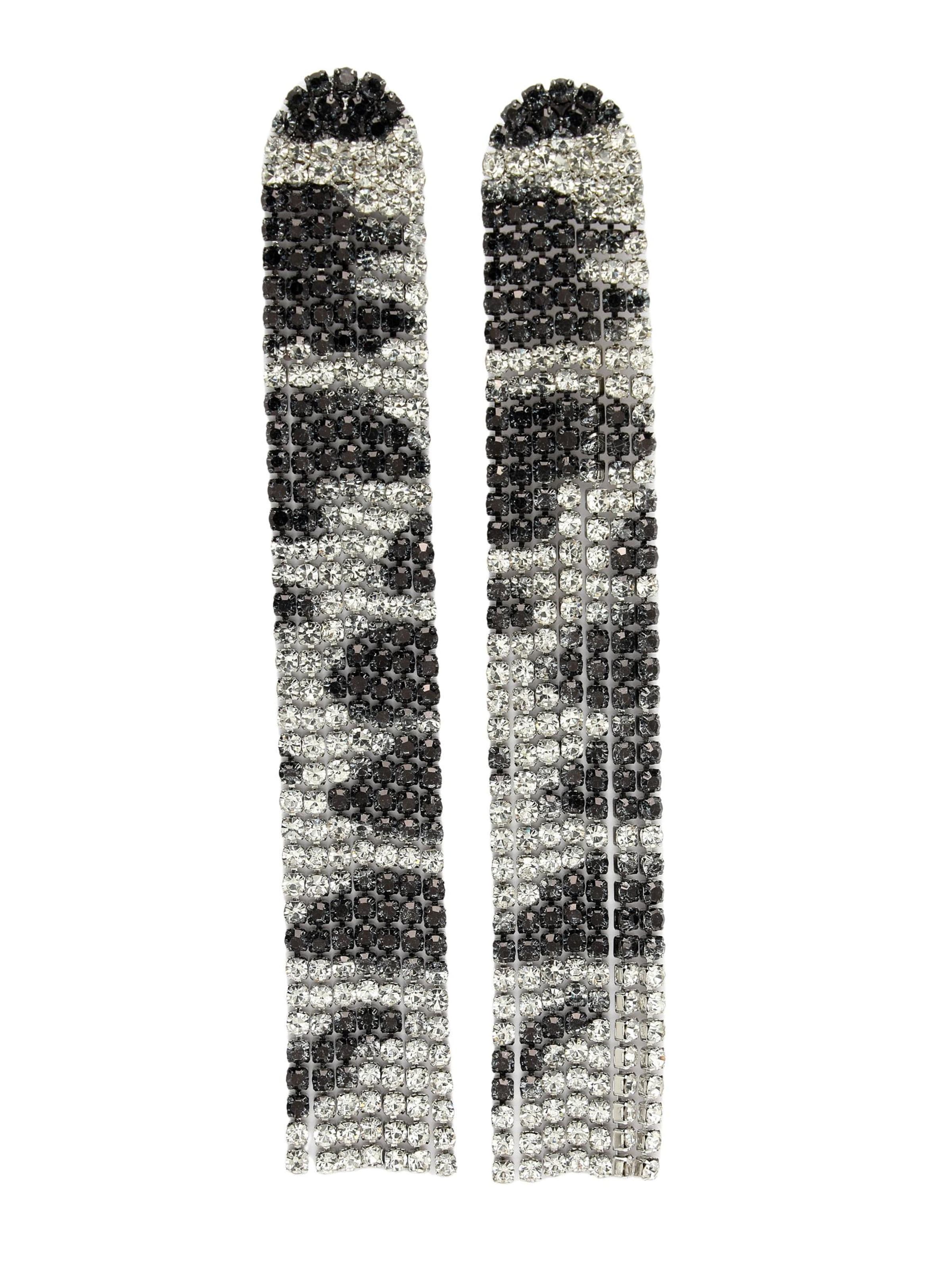 AVANT-GARDE PARIS - Pendientes 'Adrianama' en negro: frente