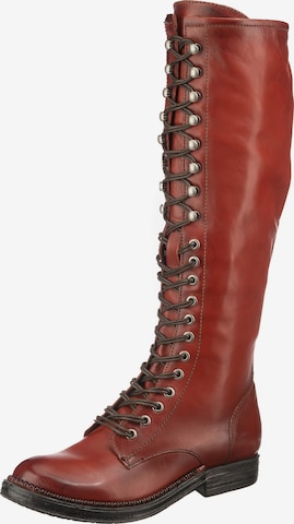 A.S.98 Schnürstiefel in Red: front