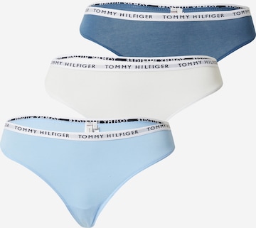 Tommy Hilfiger Underwear Thong in Blue: front