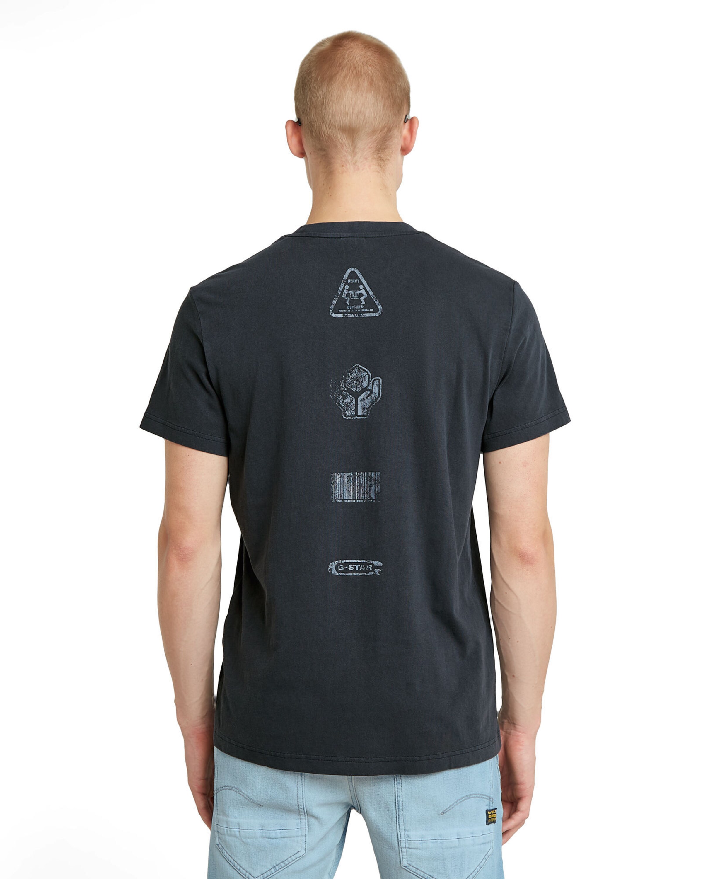 G-STAR Shirt in Blauw: voorkant