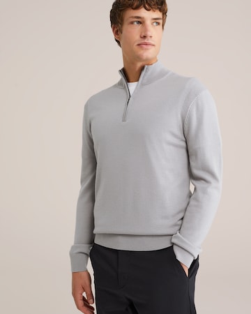 WE Fashion Trui in Grijs: voorkant