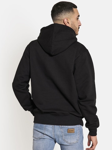 Squad the label Sweatshirt 'Organic Hooded' in Zwart