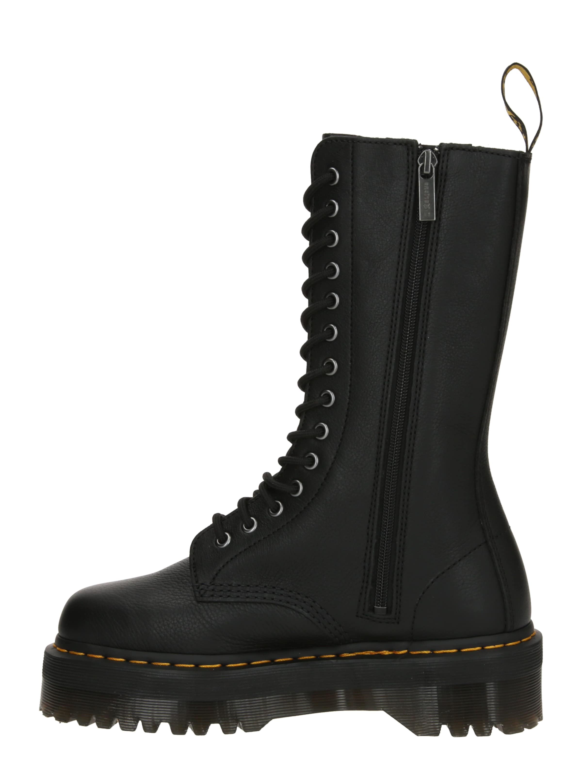 Cizme cu șireturi '1B99 QUAD' de la Dr. Martens pe negru