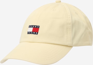 Tommy Jeans Cap 'HERITAGE' in Yellow: front