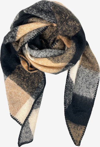 Kumixi Sjaal 'Karo' in Beige: voorkant