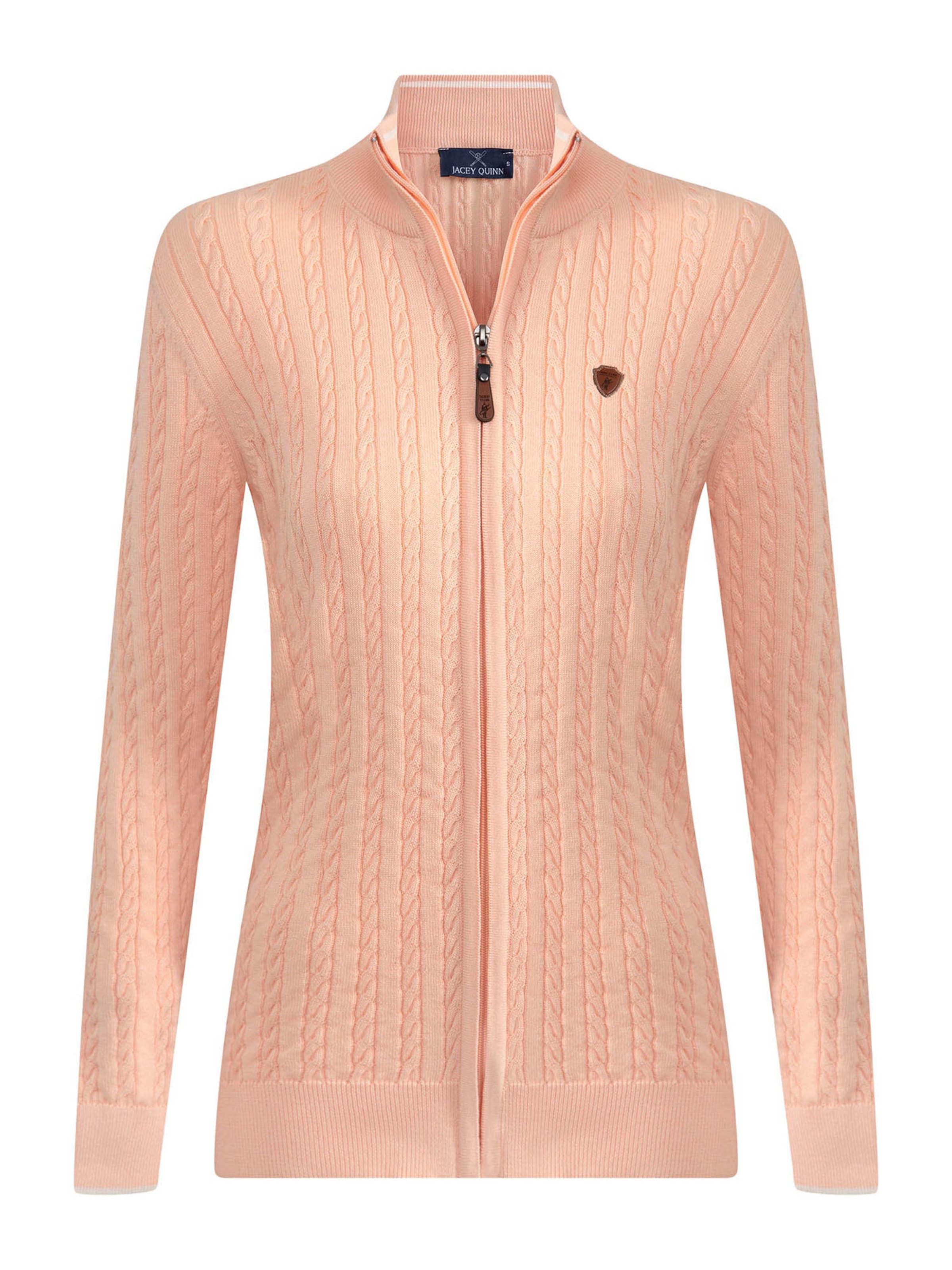 Cardigan Jacey Quinn en orange : devant
