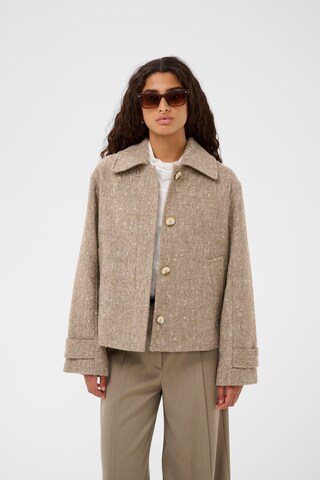 Veste mi-saison 'SLOleia' SOAKED IN LUXURY en beige : devant