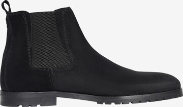 Henry Stevens Chelsea boots 'Wallace CB' in Zwart