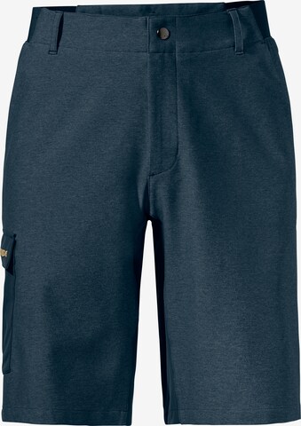 VAUDE Regular Workout Pants 'Tremalzo IV' in Blue: front