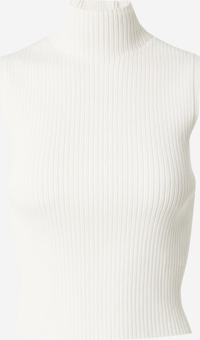Top in maglia 'LOTI' di DRYKORN in bianco: frontale