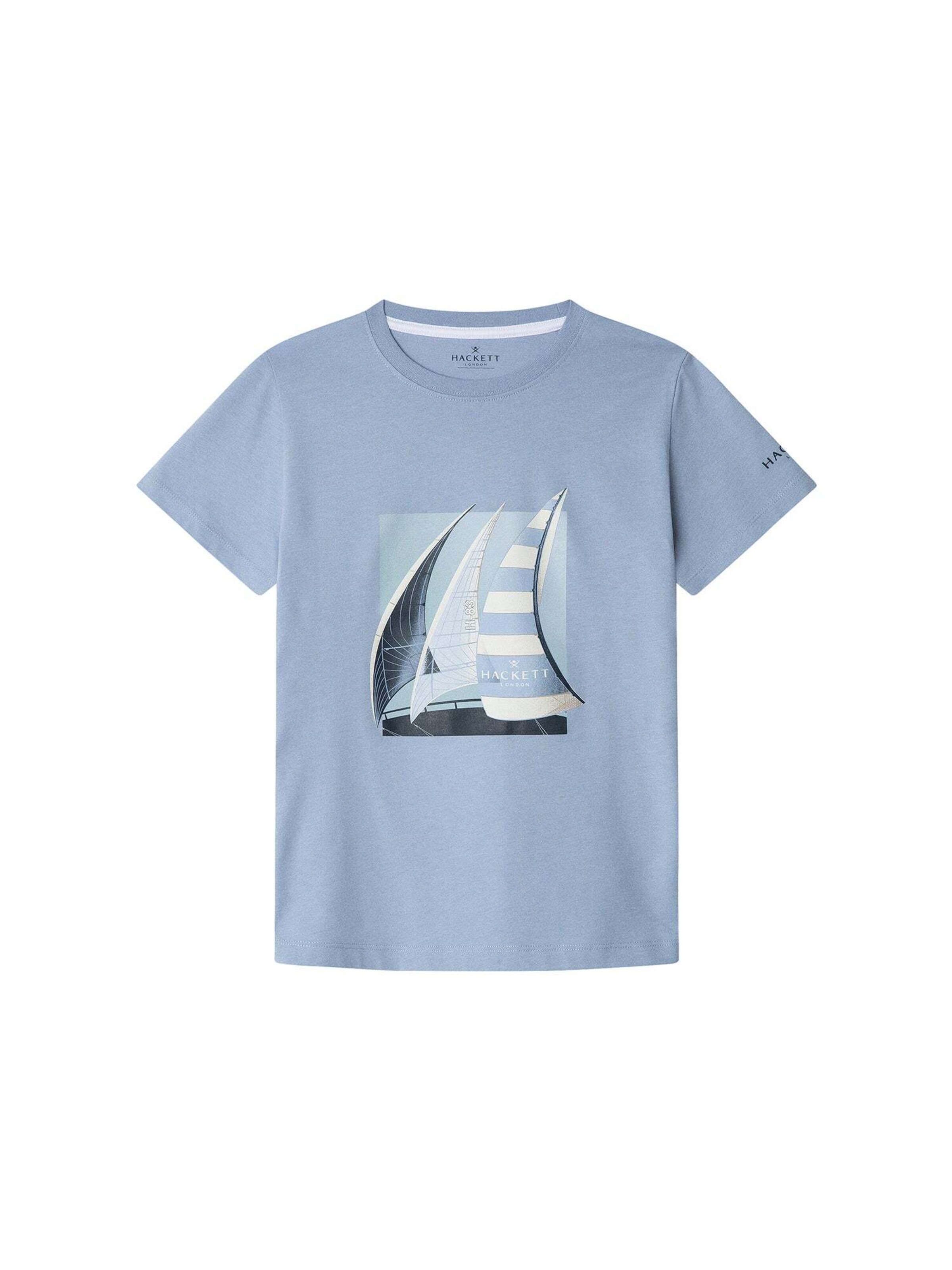 Hackett London Shirt in Blauw: voorkant