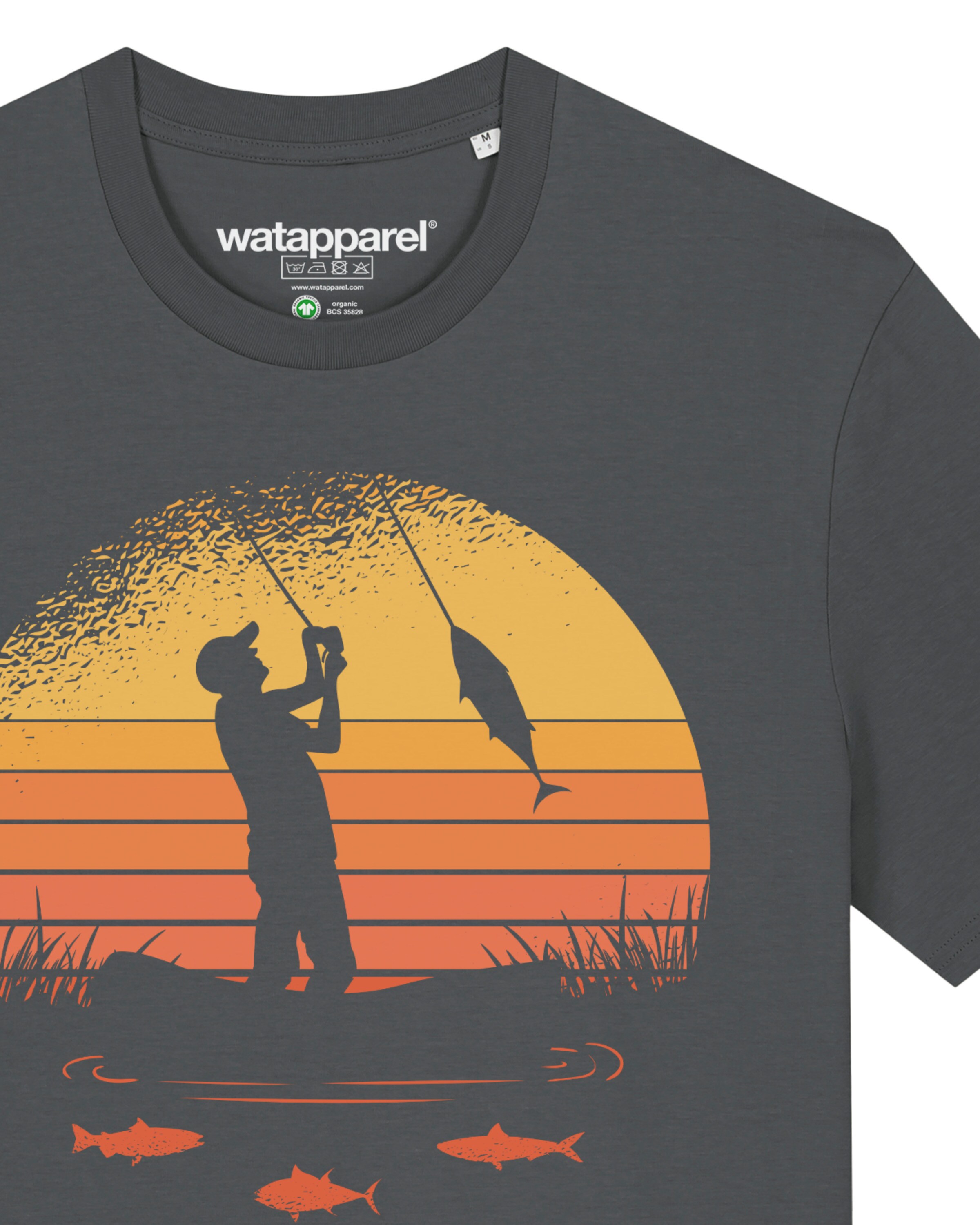 Maglietta ' Angler ' di Watapparel in grigio