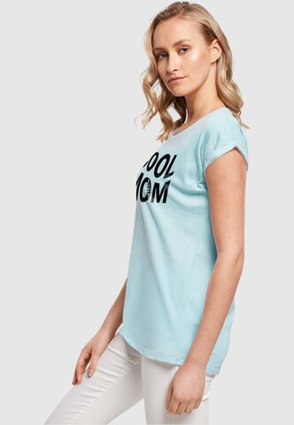 Merchcode T-Shirt 'Mothers Day - Cool mom' in Blau
