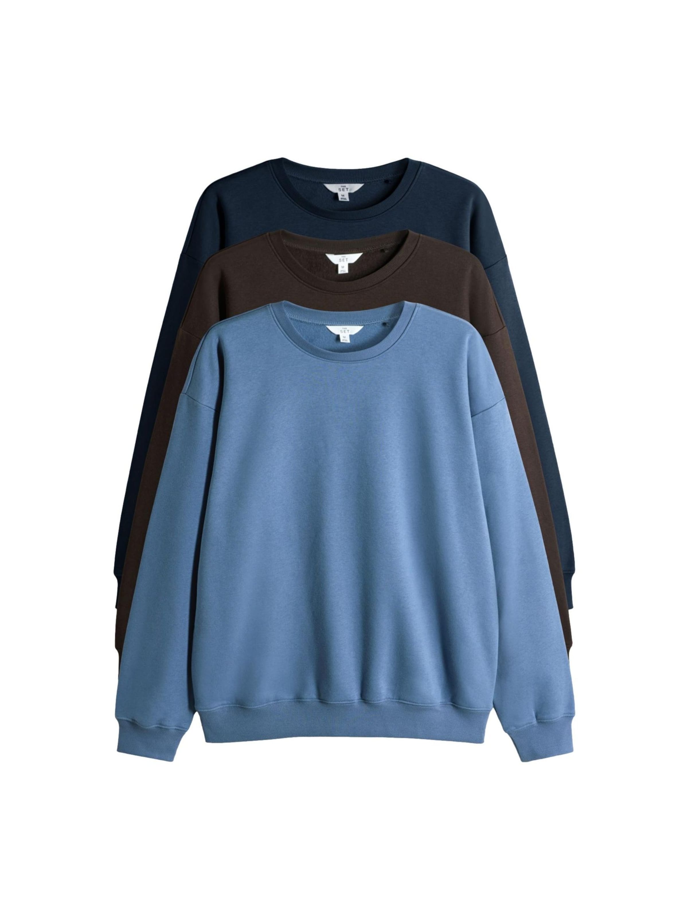 The Set - Sudadera en azul: frente